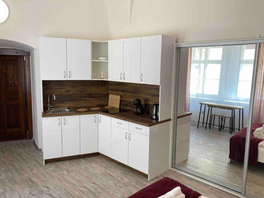 Studio In Gothic House, 50M To The Old Town Square ปราก ภายนอก รูปภาพ